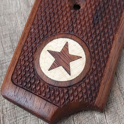 Wood inlet grips Tokarev TT-33 Walnut Maple inlet